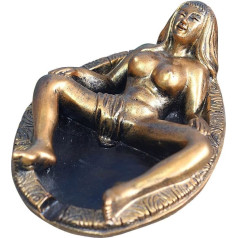 X-D Small Beauty Bath Figure Sexy Women Cigar Ashtray for Home Office Decor Fantasy Craft Gifts