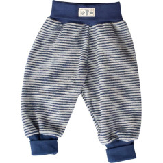 Lilano, Baby Fleece Trousers, 100% Wool (kbT), Navy / natural