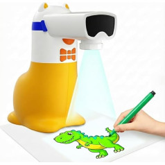 AI Drawing Projector, Toy for Children, Creative Art Gift for Birthday & Christmas for Boys Girls from 4 Years, Intelligent Tracing Machine