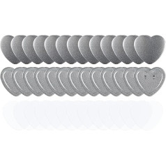 YXZKJZJ 50/100/200 Teile for Button-Maker in Herzform, Zubehör for die Button-Maker-Maschine for Selbermachen, 57-mm-Pins-Pressteil Für Partys, Sportveranstaltungen(200PCS)