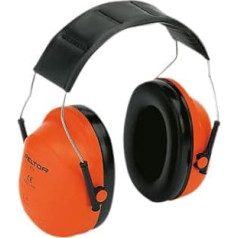 3M Ear Defenders, Headband, SNR 27 dB, Pack of 1, Orange, H31A