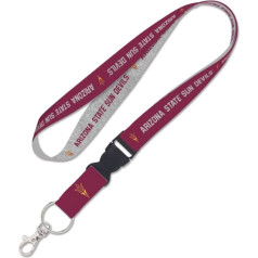 Arizona State Sun Devils Heather Lanyard with Detachable Buckle, 2.5 cm, Multi-Colour, Large, multicoloured
