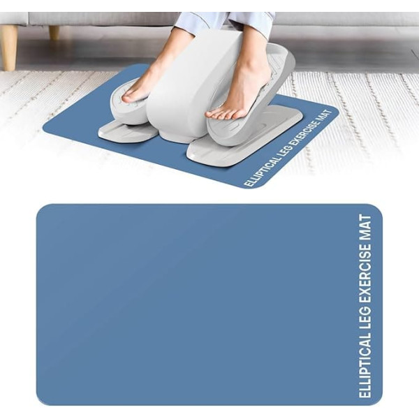 Elliptical Under Desk Mat - Non-slip Exercise Equipment for Peloton Bikes, Small Training Mat for Desk Training Equipment
