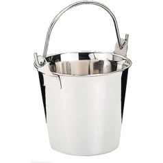IBILI Utility Bucket 26 cm of Stainless Steel, Silver