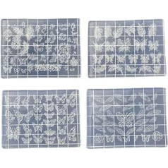 Nagelkunst-Silikonschablone, Nageldesignwerkzeug, Schmetterlings-Thema, handgefertigte Formen für Maniküre, professionelles Nageldesign-Werkzeug
