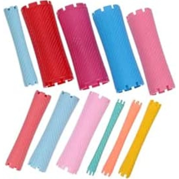 ERINGOGO 100 Stück Dauerwellenstäbe Haarstyling Aus Abs Leicht Und Wiederverwendbar Für Damen Und Herren Friseursalon Und Heimgebrauch