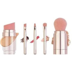 Make-up-Pinsel-Set für Frauen, Reise-Make-up-Pinsel-Set – tragbares Lidschatten-Pinsel-Set, Kosmetikwerkzeug für Verstecke