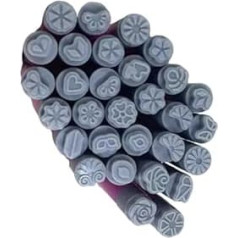 Fashion Nails Art Stempelstift-Kollektion, 30 Stück, Maniküre-Stempelwerkzeuge für detaillierte Nägel und Designs