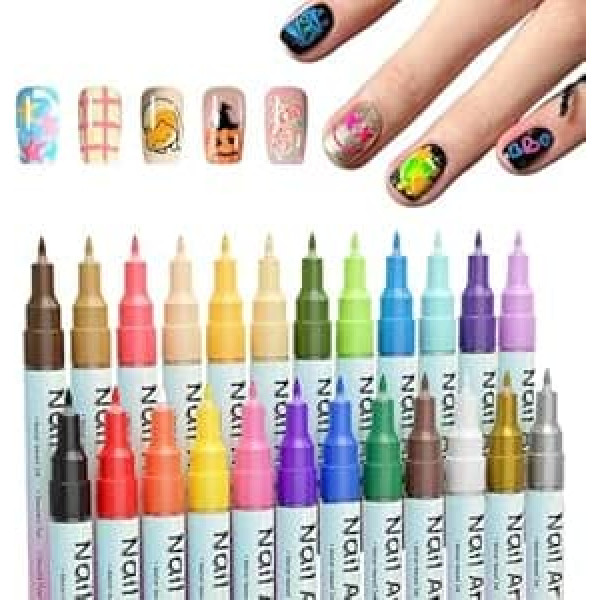 Nagellackstifte | Wasserdichtes Hilfsmittel für Fingernageldesign,Zeichenstift für Nageldesign für Damen | Für Reisen, Geschäftsreisen, und