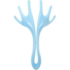 NOLITOY Manueller Sechszinkiger Kopfhautmassagegerät Sanfte Kopfmassage zur Stress Ermüdungslinderung Ergonomisch Schonend für Kopfhaut Leicht und Tragbar für Entspannung zu Hause und