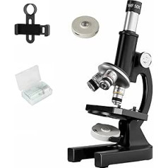Microscope for Students and Adults, 200-4000X Magnification, Powerful Biological Education Microscope (Black)