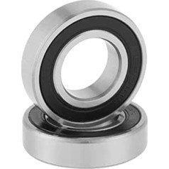 ANGGREK 10 Stück 6901 2RS Gummigedichtetes Rillenkugellager, Premiumstahl, Präzisionstechnik, für Werkzeugmaschinen, Elektronik, Motoren, Pumpen, 12 X 24 X 6 Mm