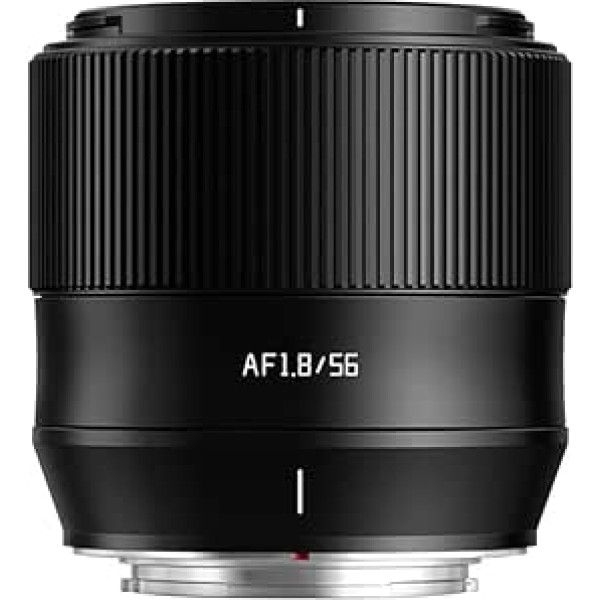 TTArtisan 56mm F1.8 Auto Focus AF Lens with Metal Housing Compatible with FujiFilm X Mount (Black)