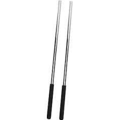 Garage Door Torsion Spring Wrap Rods, Durable Alloy Steel Bars with Non-Slip Grip for Secure Control, 1/2 Inch Diameter, 17.2 Inch Length