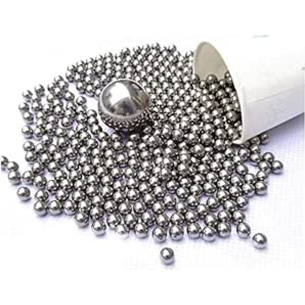 Bearing Steel Balls, Bearing Balls, Ball Made of 304 Stainless Steel, 1.5 2 3 4 6 7 8 9 10 mm, Precision Ball Solid, 0.kg (1 mm)
