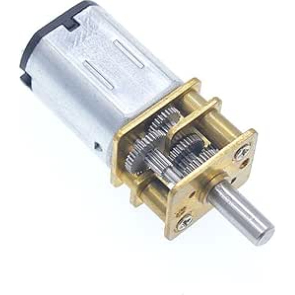 Gear Motor Speed Reduction Gearbox 3V/6V/12V DC for Hobby, Industry, Craft, Microcontroller, 3mm Shaft Diameter, 15-1000 RPM