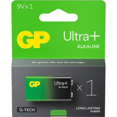 Gp Battery Sārmu baterija 6lr61 9v gp ultra+ 1 gab.