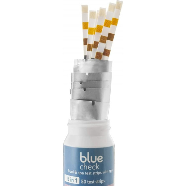 Gre 71665 Blue Check Pool Water Test Strips Results via Blue Connect Application