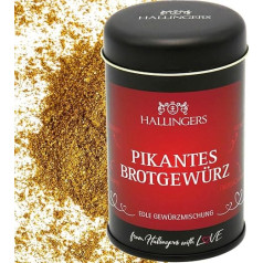 Hallingers Genuss Manufaktur Spice Gift - Spice Mix for in or on Bread, Elegant Gift Box 