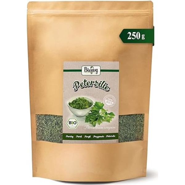 Biojoy Organic Parsley (250 g), Dried and Rubed (Petroselinum crispum)