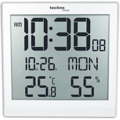 Technoline WS 8015 White, 22.4 x 2.3 x 22.4 cm