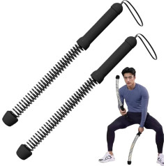 Battle Ropes - 2 x Professional Battle Training Training Ropes | Strength Training Bar Exercise Rope | Lightweight Muscle Building Cable Replacement for Spring Bar Equipment for the Gym