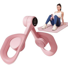 Thigh Trainer, Hip and Thigh Exerciser, Pelvic Floor Muscle Trainer, Automatic Counting, 360 Degree Rotation, Home Exercise Equipment