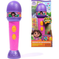 DORA, Rainforest Rhythms Mikrofon mit Musik, Sound Fx und zweisprachigen Sätzen, Kinderspielzeug für Mädchen und Jungen ab 3 Jahren