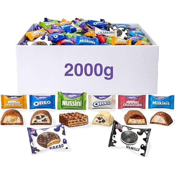 Capico Cookies Mix Box with Milka Favourites (2 kg) Approx. 205 Pieces