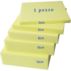 Hochdichte Schaumstoffpolsterung für Sofa, Rückenlehne und Matratze, zuschneidbar, rechteckig, Polyurethan-Polsterschaum (10 cm dick, 100 x 40 cm) – ideale Polsterlösung
