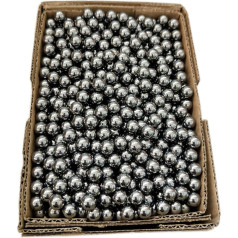 Chrome Steel Bearing Balls, A Series GCr15 Bearing Steel Ball, 500 Pieces, 6 mm, 6.35 mm, 6.5 mm, 6.747 mm, Precision Small Steel Ball (6.5 mm, 500 Pieces)