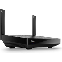 Linksys Hydra 6 Dual-Band WiFi 6 Mesh Router (AX3000) - Gaming Router with up to 3.0 Gbps, Supports More Than 25 Devices; 185 m2 Wireless Coverage Works Mesh WiFi System, MR2000-KE