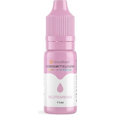 GoodBake Food Colouring Pink Pastel (11 ml) Liquid - Colour-Intensive, Tasteless, Vegan & Sugar-Free - Food Colouring for Cake Decoration, Cake Dough, Fondant, Biscuits, Drinks, DIY