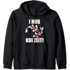 I hob Koi Time Carp Fish Japan Pond Koi Breeder Hooded Jacket
