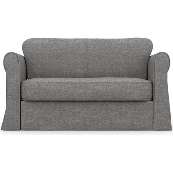 comfortly Replacement Cover for 2 Seater Sofa Handmade Compatible with HAGALUND Sleeper Couch - Covers Only - Covers Only (Heavy Duty - Anthracite)