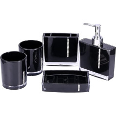 Elegant Acrylic Bathroom Set, Easy to Clean and Maintain, Keeps Tidy and Organised