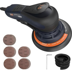 MAXXT Random Orbital Sander 150 mm, 6 Inch Grinder, Brushless, 230 Volt, 2.5 mm Orbital Sander Wood for Polishing Wood