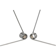 Torsionsfeder Linksdrehfeder, Drahtdurchmesser 2,0 mm, 65Mn, 10 Stück(7Lap(Left rotation),20mm,2.0mm(60Anglen))