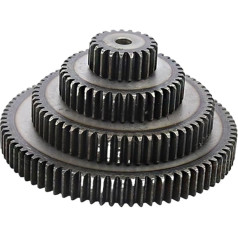 1 Stück 1,5 m Stirnrad 20/21/22/23 Zähne 8 mm Loch Zahnrad Low Carbon Stahl Flaches Zahnrad Gesamthöhe 15 mm(22 Teeth)