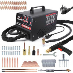 220 V Body Dent Spotter, 3500 W Dent Removal Tool for Body Repair Kit with 7 Welding Modes and Automatic / Manual Mode 90F
