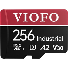 VIOFO 256GB High Speed Memory Card with Adapter U3, Compatible with 4K WiFi Dashcam Car Camera