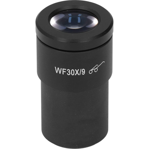 WF30X/9 Microscope Eyepiece Lens High Eye Point Wide Field 30mm Interface for Stereo Microscope Adapter Accessories