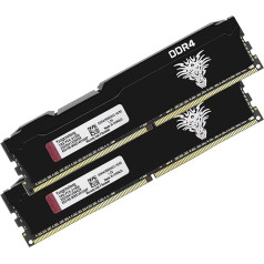 Yongxinsheng DDR4 2666MHz 16GB Kit (8GBx2) Desktop RAM PC4-21300 UDIMM Non-ECC Unbuffered 1.2V 288-Pin CL19 PC Computer Memory Upgrade Module Memory