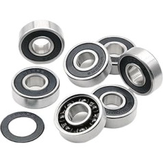 6003 Hybrid Ceramic Bearing 17 x 35 x 10 mm ABEC-7 1PC Bicycle Bottom Brackets & Spares 6003RS Si3N4 Ball Bearings