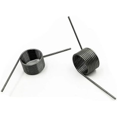 Torsion Spring 5 Pieces Coil Spring 65Mn Return Springs Wire Diameter 0.7 mm V-shaped Screw Torsion Ring Angle 60-180 Degrees (2.1 mm (3 laps), 6.0 mm (10 Pieces), 0.7 mm (180 degrees))