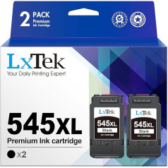 LxTek 545XL Printer Cartridges Replacement for Canon 545 546 XL Multipack PG-545XL for PIXMA MX495 MX490 iP2800 iP2850 MG2450 MG2550 MG2920 MG2950 MG2550S (545XL Black, 2-Pack)