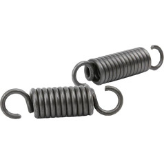 Double Hook Springs, Replacement Springs, Double Hook Spring Steel 1.6x13x60mm, Wire Diameter 1.6mm, Outer Diameter 13mm, Free Length 60mm, 2pcs(1.6x13x70mm)