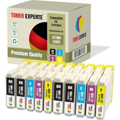 TONER EXPERTE 10 XL LC1000 LC970 Printer Cartridges Compatible with DCP-130C 135C 150C 260C 330C 350C 357C 540CN 560CN 750CW 770CW Fax-1355 1360 1460 2840C MFC-235C 240C 44040CN 465CN 5460CN