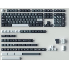 Apollo Keycaps Set of 171 Keys Cherry Profile Doubleshot Custom Keycaps for Cherry MX Gateron Kailh Box Switches Mechanical Keyboards
