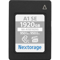 Nextorage CFexpress Type A Card 1920GB, VPG200 Japanese Memory Card Data Storage CF Express Type A Card, Camera Accessory for Sony/Fujifilm, A1SE NX-A1SE1920G